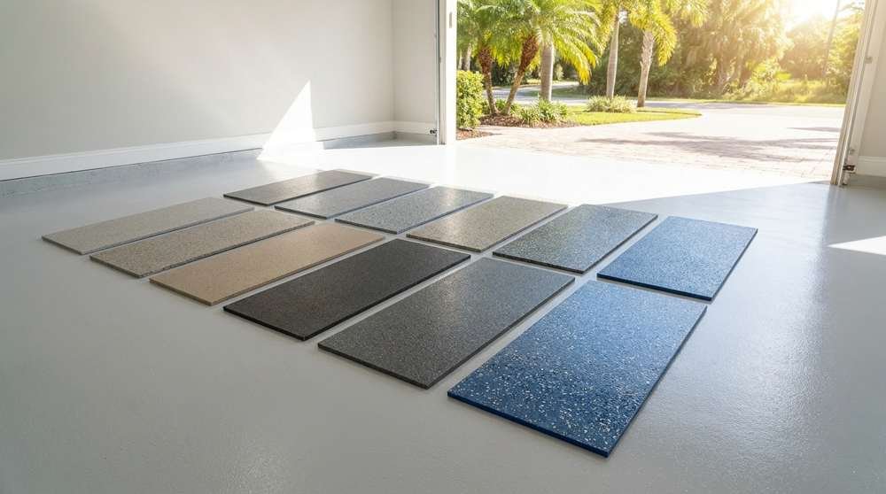 Epoxy Garage Floor Colors & Flake Options: Design Guide for Florida Homes