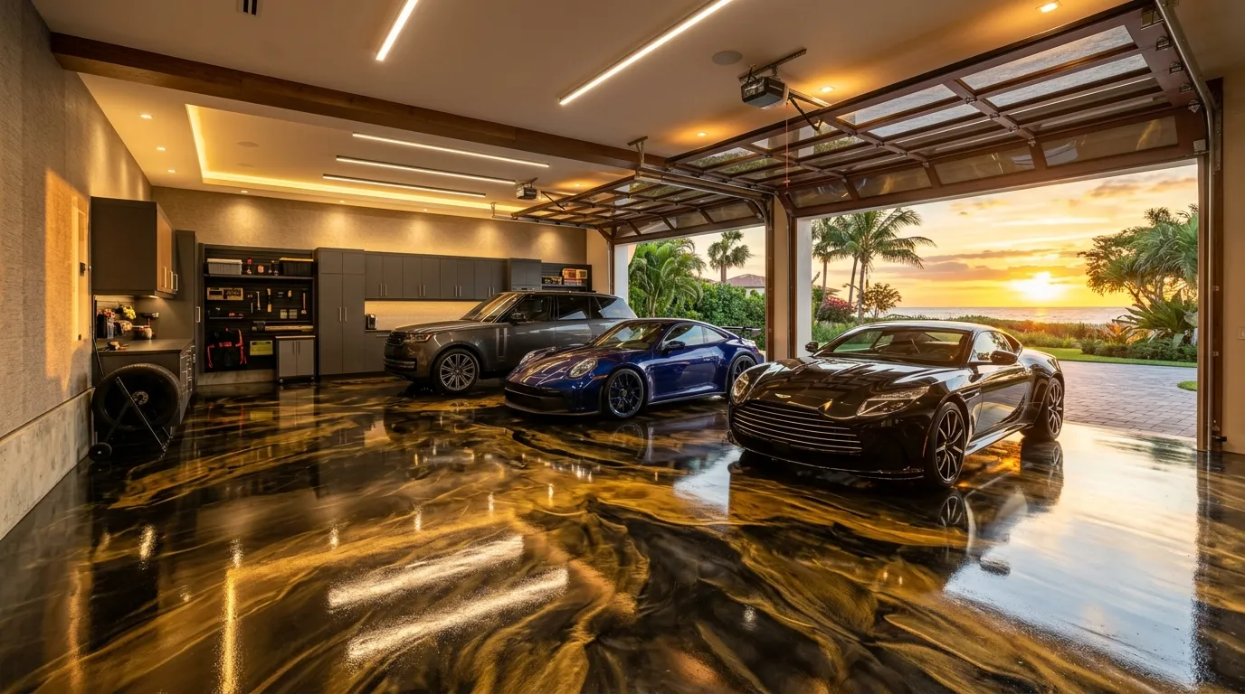 Beautiful epoxy floor