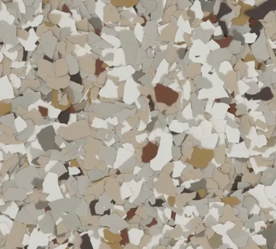 Creekbed flake epoxy color sample