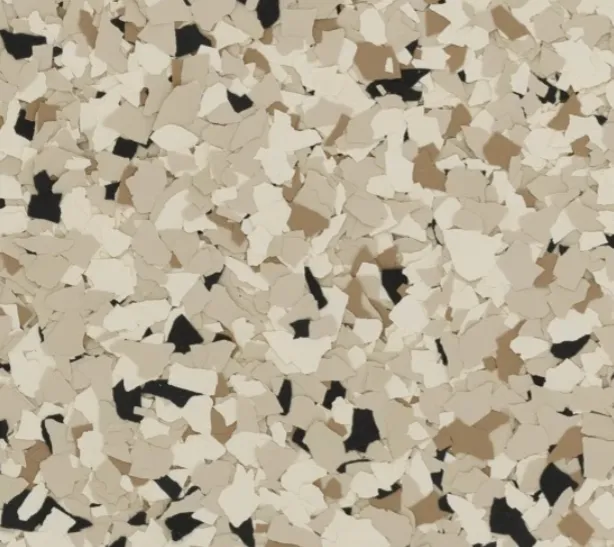 Shoreline flake epoxy color sample