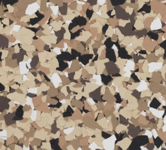 Outback flake epoxy color sample