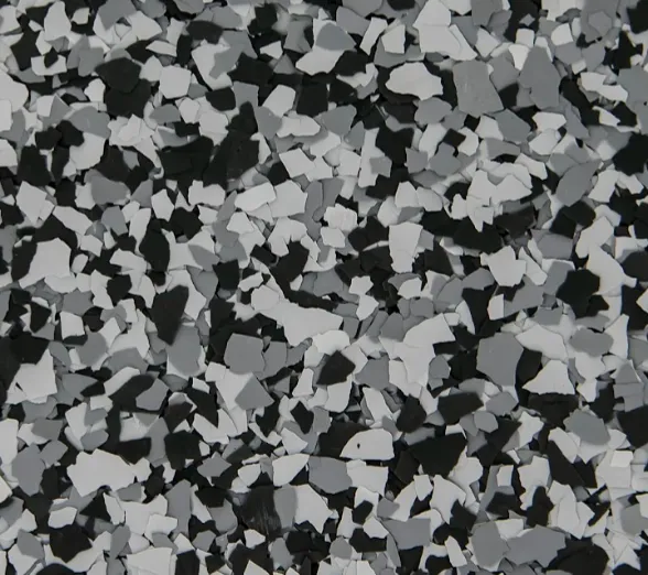 Glacier flake epoxy color sample