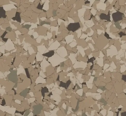Safari flake epoxy color sample
