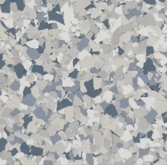 Tidal Wave flake epoxy color sample