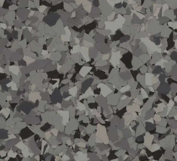 Nightfall flake epoxy color sample